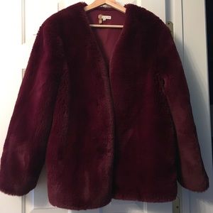 ANTHROPOLOGIE Teddy Bear coat Sz M